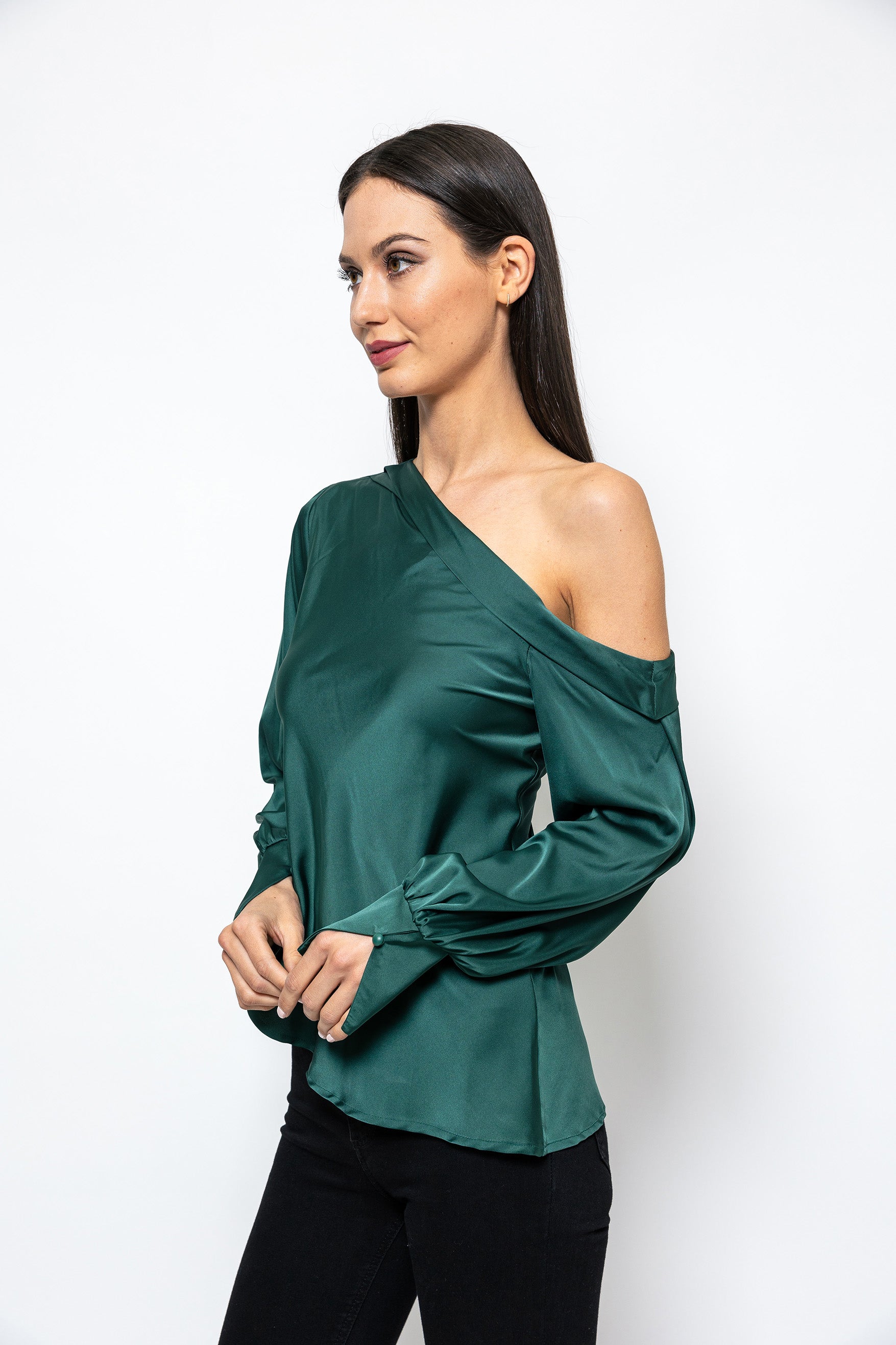 Good For You One Shoulder Chloe Blouse