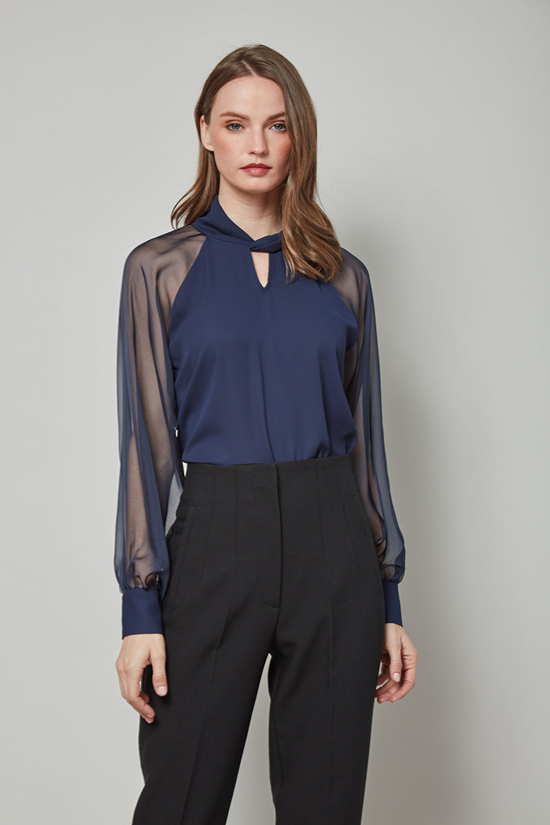 Keyhole neckline top online